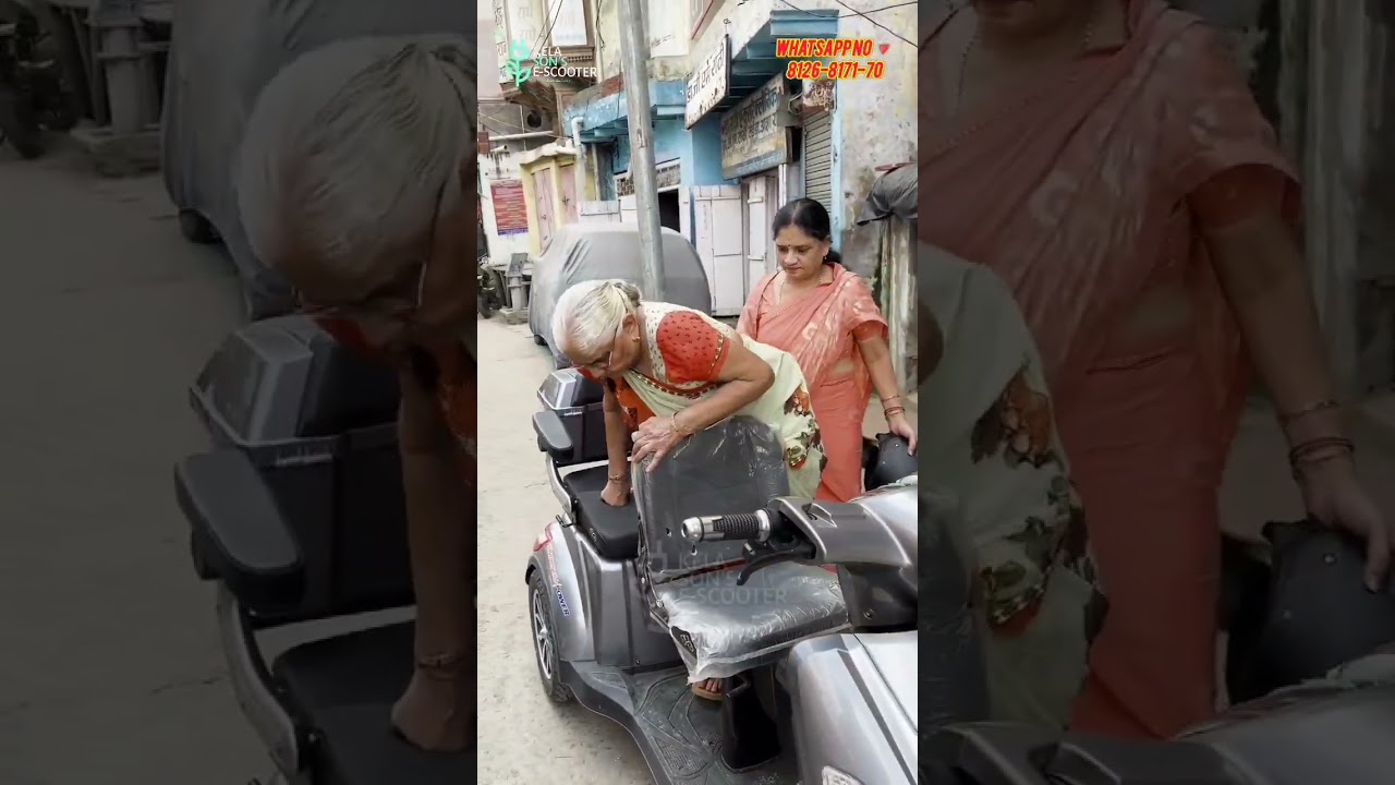 Best 3-Wheel Electric Scooter for Women & Seniors 🚲 | Double Seat & Self-Dependent Ride