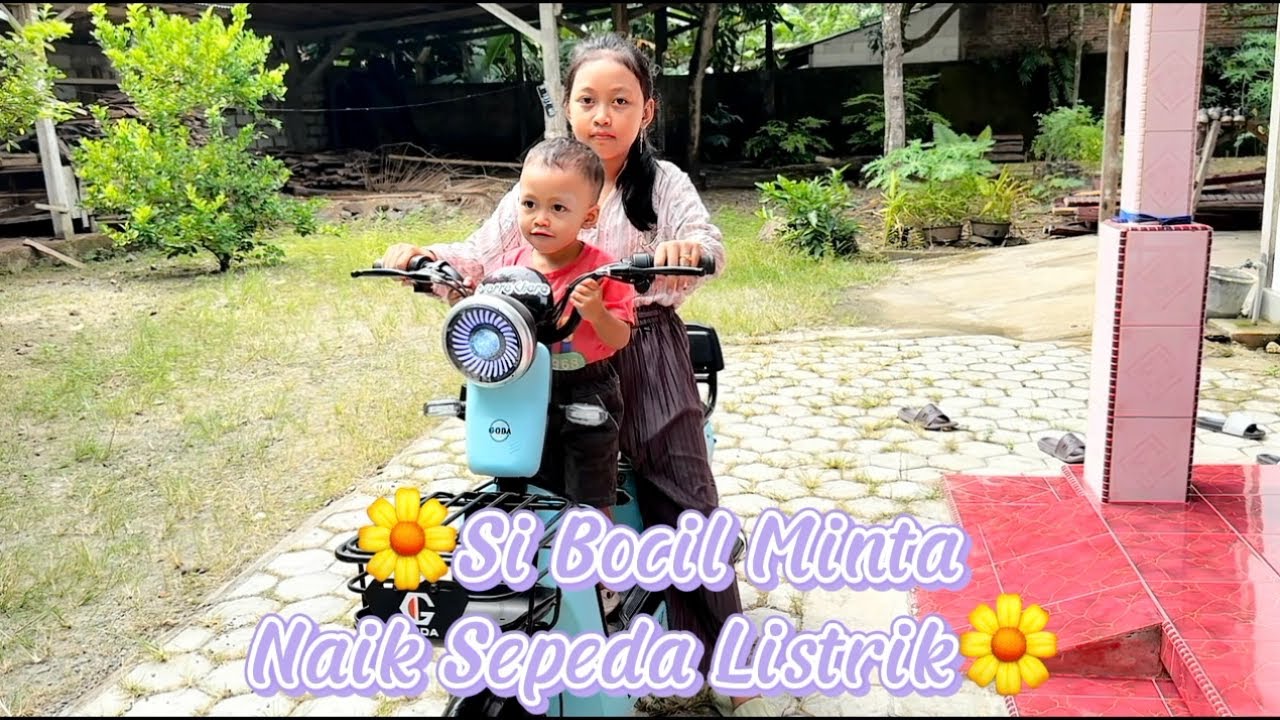 Bocil & Rikjul Suka Naik Sepeda Listrik π²