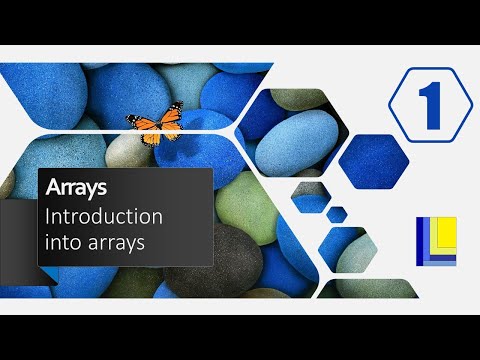 Arrays Part 1 - Introduction into arrays