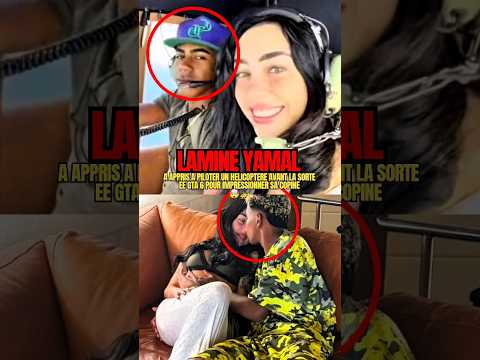 Lamine Yamal a appris à piloter un hélicoptère avant même la sortie de GTA 6. 🚁🤯 #football #yamal