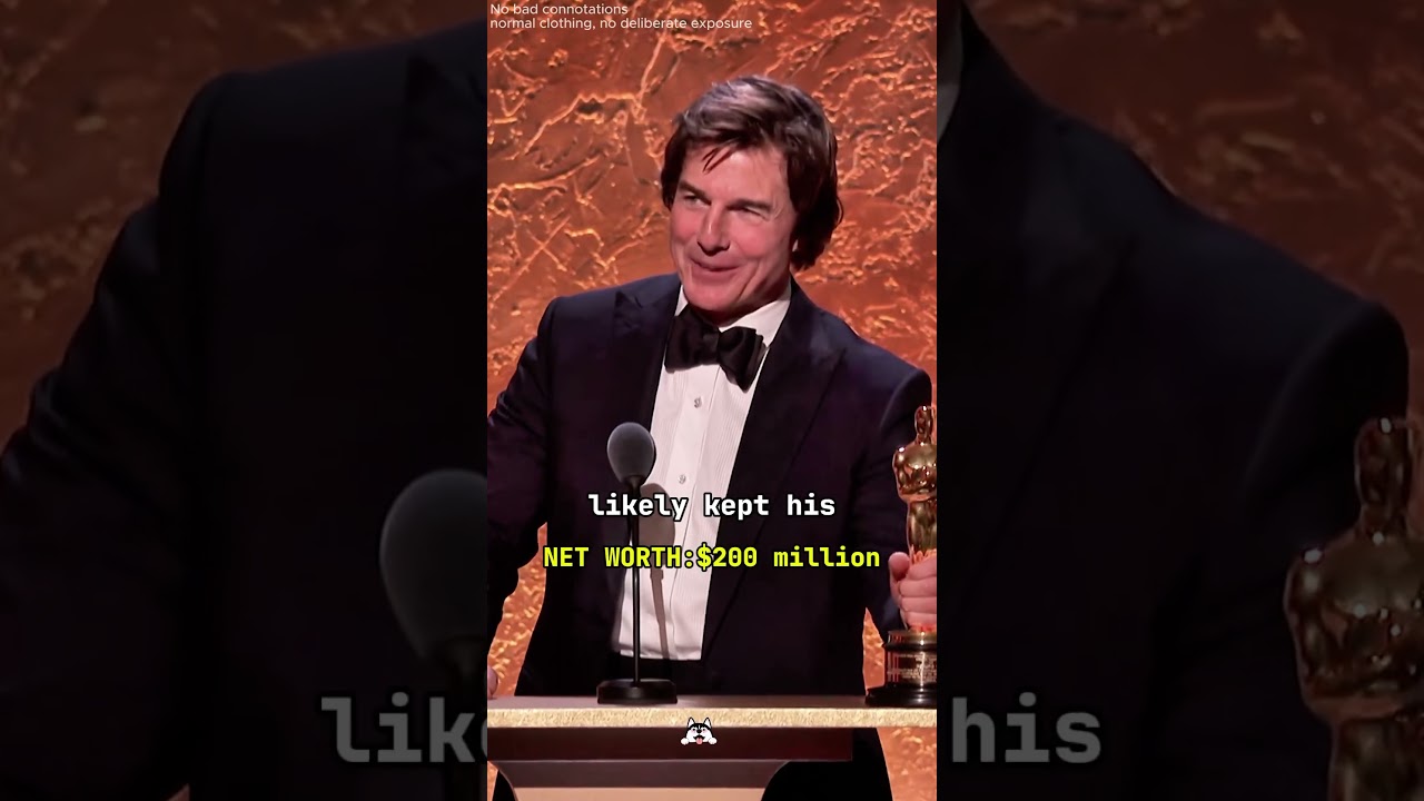 Tom Cruise's Net Worth After Honorary Oscar π