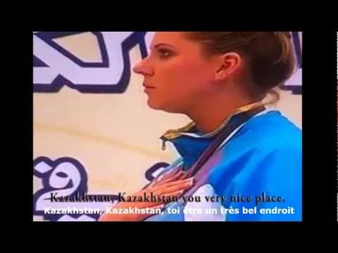 Maria Dmitrienko ridiculisée par l'hymne de Borat du Kazakhstan