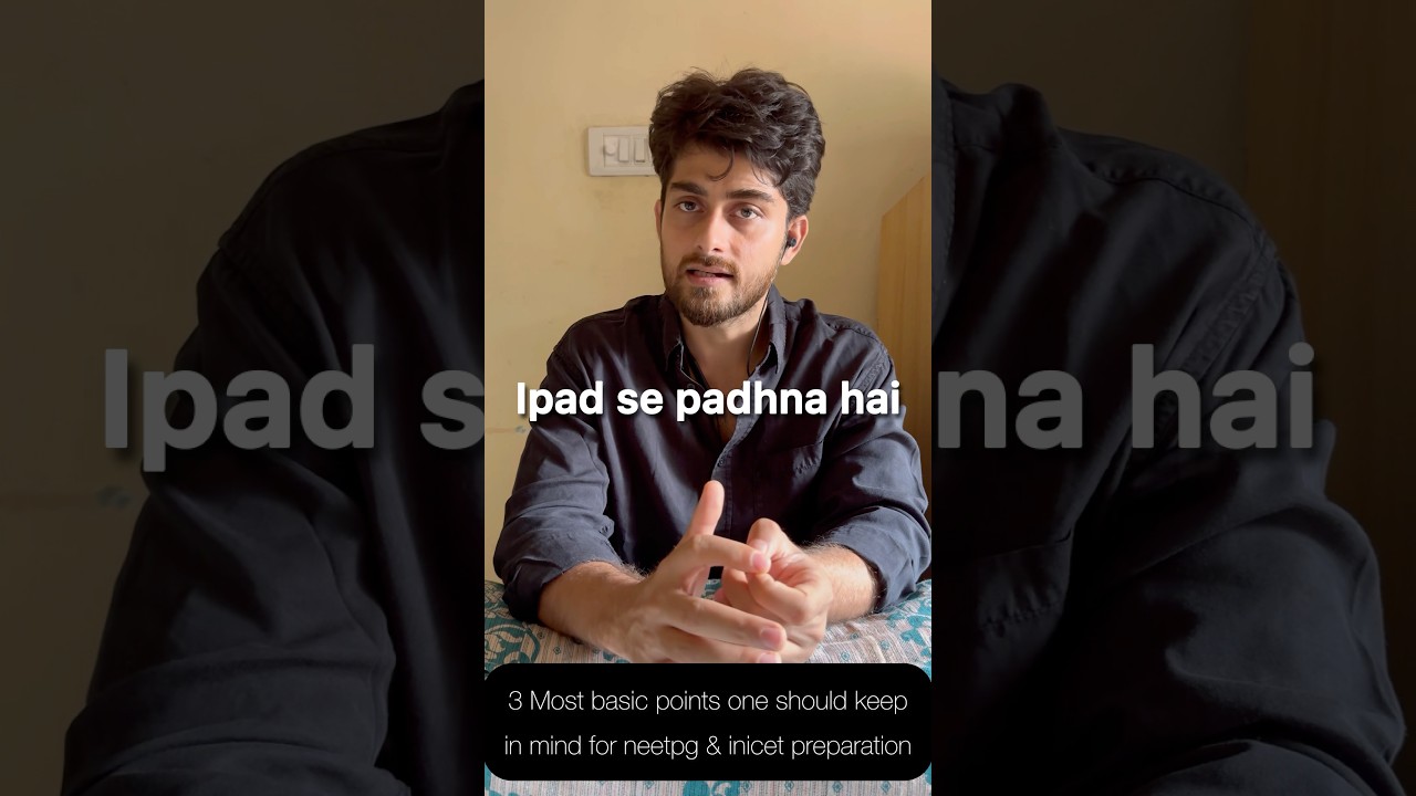 3 Top 3 Basic Tips for NEET PG & INICET Prep 🩺