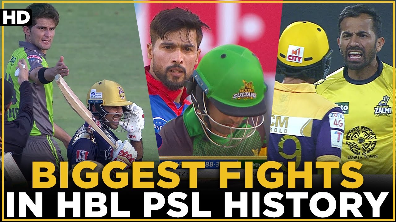Top 10 Most Intense Fights in HBL PSL History π₯