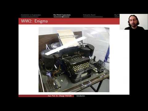 Cryptanalysis 1.3: Cryptanalysis of Enigma