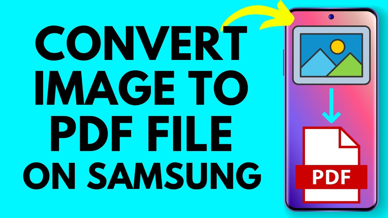 How to Convert Images to PDF on Samsung Phones