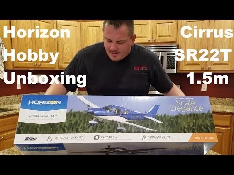 Horizon Hobby - Cirrus SR22T - 1.5m - Unboxing
