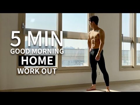 5 MIN HOME WORKOUT YOU CAN DO EVERY MORNING l 매일 아침 5분 전신 홈트레이닝