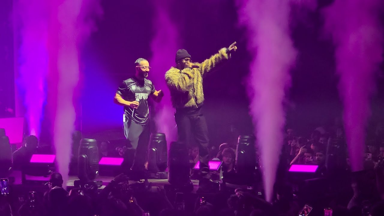 Monaco Guest Guy2bezbar & Lacrim Live at Accor Arena Paris 🎤 – 19/02/25