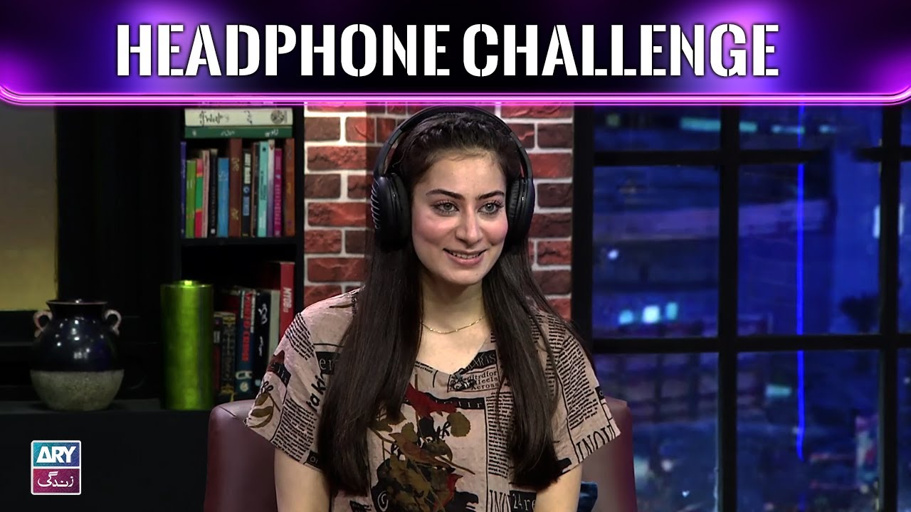 Headphone Challenge 🎧 Memoona Qudoos | The Night Show with Ayaz Samoo
