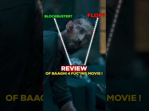 🔥 Baaghi 4 Movie Honest Review – Tiger Shroff Back with a Bang? 🤔🎬 #baaghi4 #tigershroff