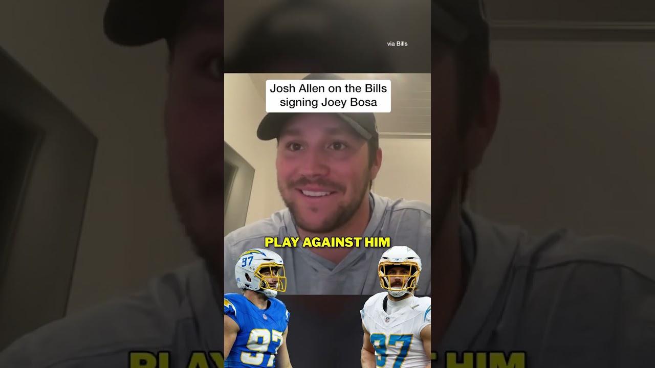 Josh Allen Praises Joey Bosa: 'He's a Stud' 🏈 #Shorts