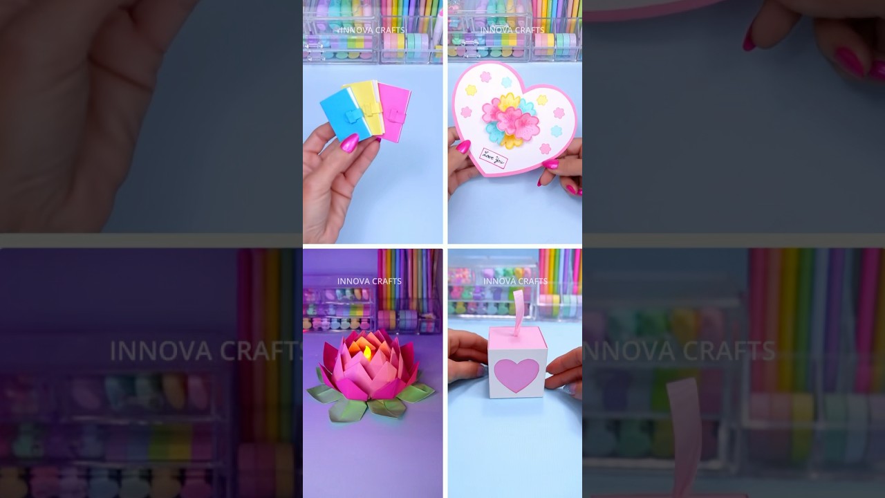 Simple Paper Crafts & Gift Ideas ✂️