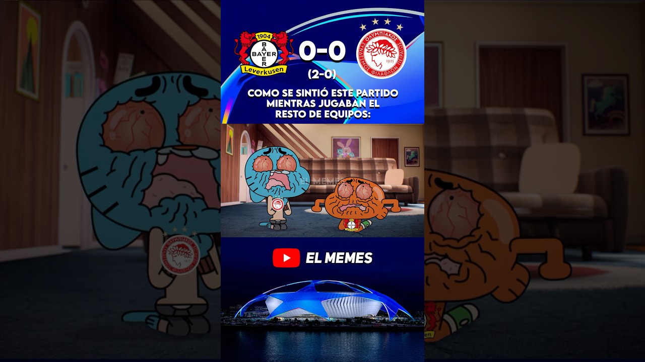 Meme: Bayer Leverkusen 0-0 Olimpiakos 🏆