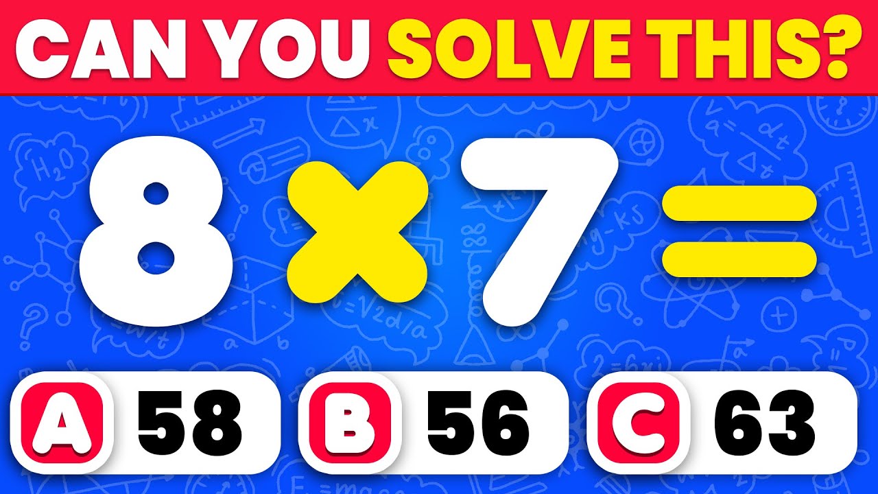 Are You a Math Master? Take the Ultimate Quiz from Easy to Impossible! 🤓