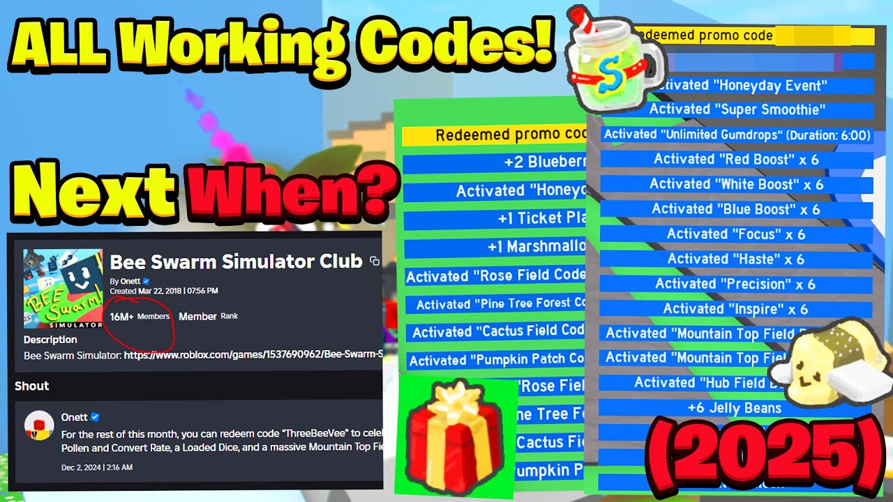 Ultimate Guide to All Working OP Codes in Bee Swarm Simulator & Upcoming Honeyday Rewards 🐝