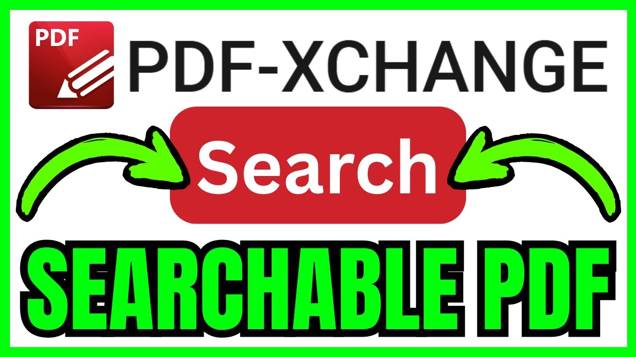 Make PDFs Searchable in PDF XChange Editor (2026) π