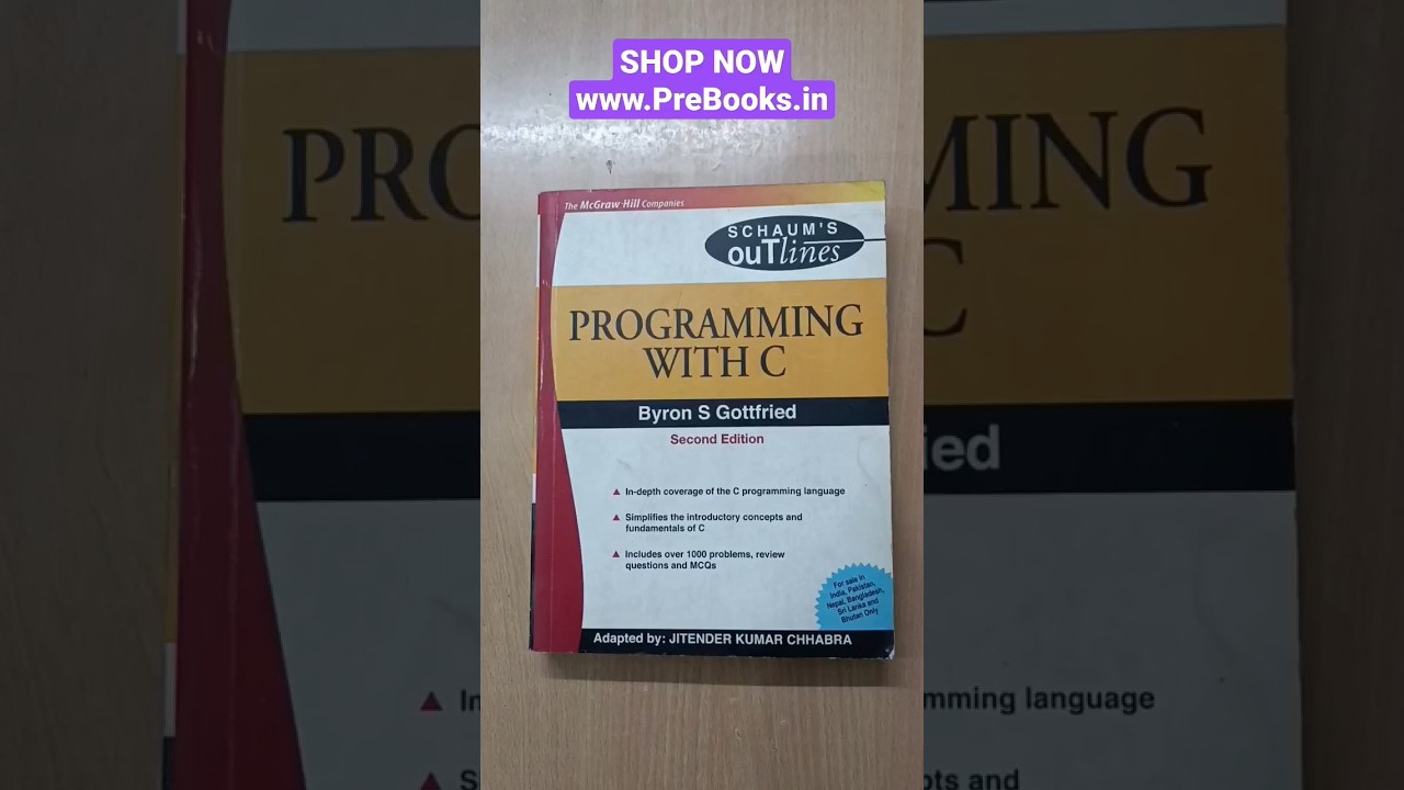 Programming with C, 2nd Edition by Byron S. Gottfried