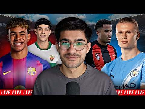 Barcelona vs Elche | Mancity vs Bournemouth | LIVE MATCH WATCHALONG