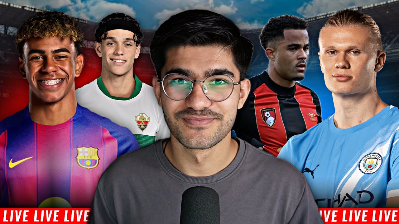 Live: Barcelona vs Elche & Manchester City vs Bournemouth – Watch the Exciting Match Reactions! ⚽