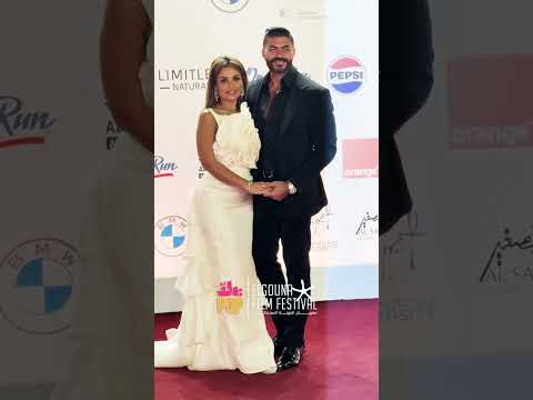 خالد سليم و زوجته 😍 من حفل ختام #مهرجان_الجونة_السينمائي في الدورة الثامنه ⭐️