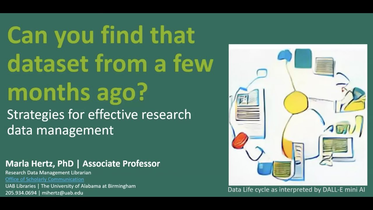 Effective Strategies for Research Data Management