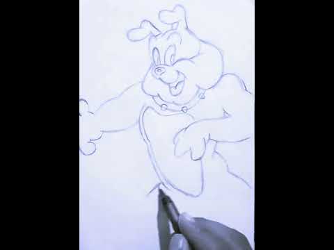 Spike Bulldog Tom & Jerry Drawing // Part-1 #shorts #drawing