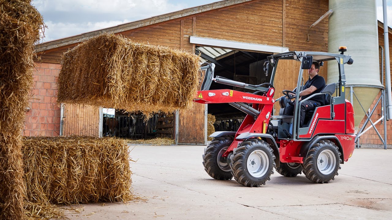 Weidemann Hoftrac 1190e: Elektrischer, emissionsfreier Helfer für die Landwirtschaft 🚜