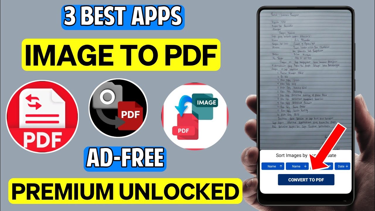 3 Top 3 Image to PDF Converter Apps for Android ๐ฑ