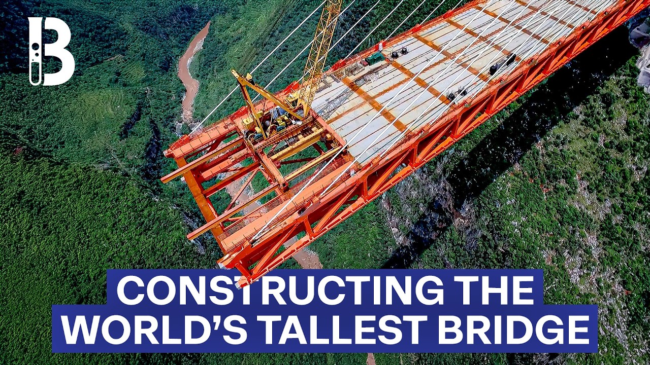 Engineers Build World's Tallest Bridge in China π