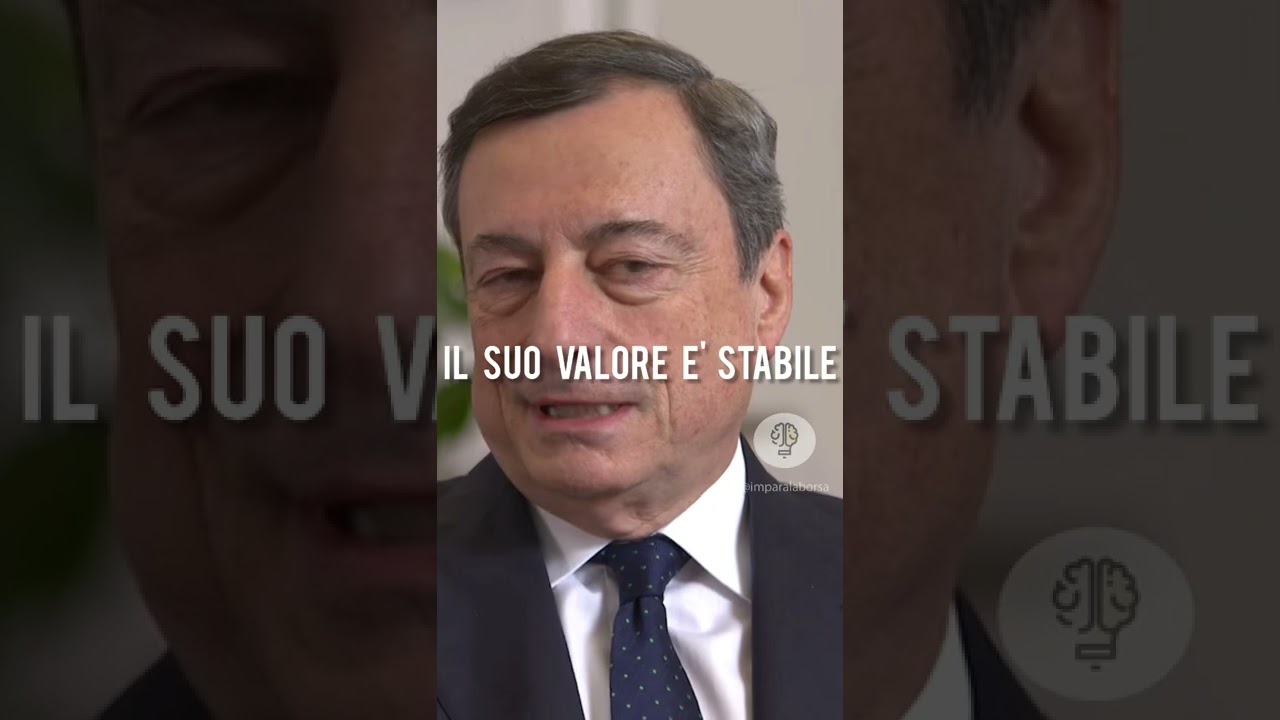 Mario Draghi: Un euro oggi, un euro domani 💶