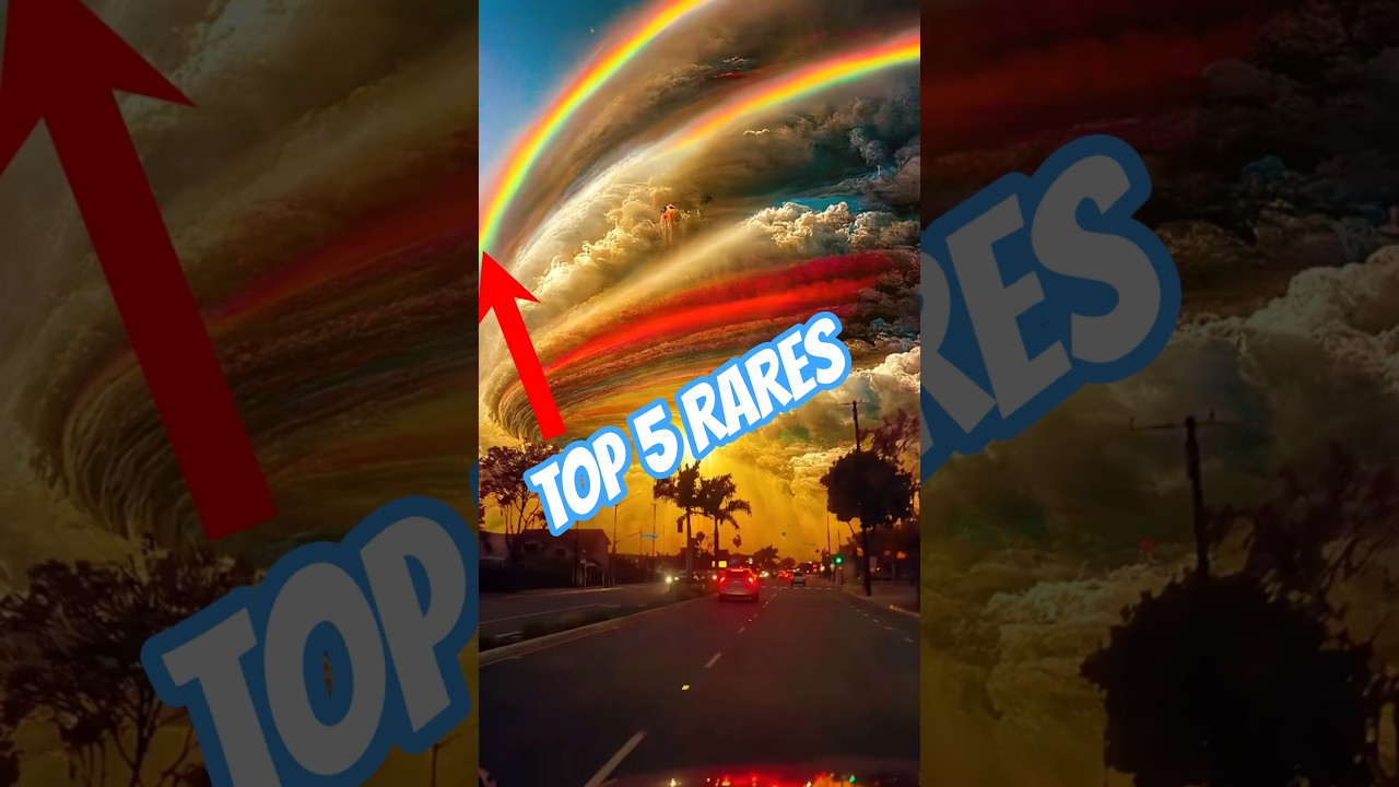 Top 5 Arc-en-Ciel Rares au Monde 🌈