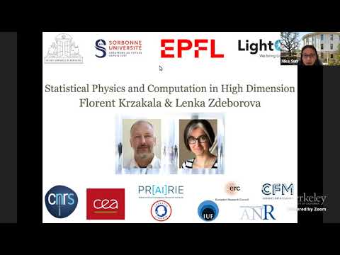 Statistical Physics and Computation in High Dimension