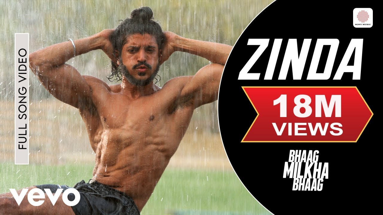 Watch the Full Inspiring Song 'Zinda' from Bhaag Milkha Bhaag 🎥