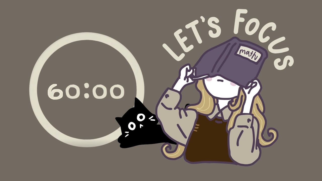 4-Hour Pomodoro Timer for Focus & ADHD 🎧