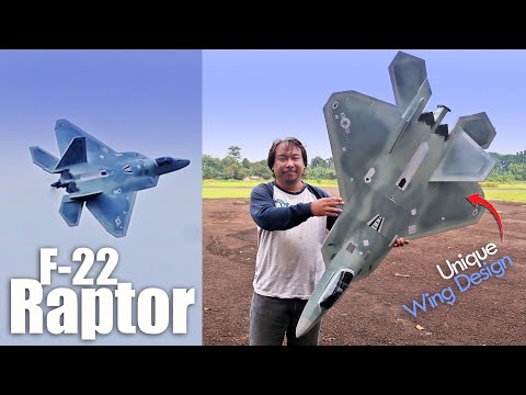 How to Build Big F-22 Raptor RC Plane with Foam Board
