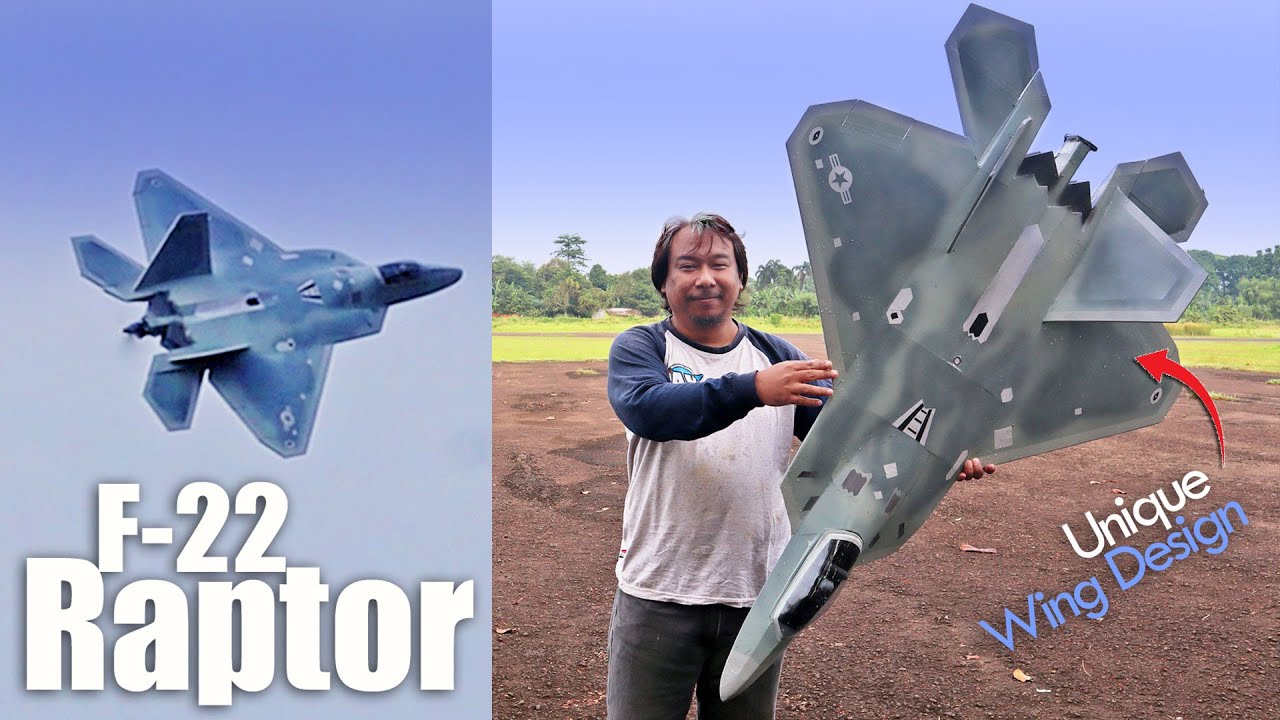 Building a Large F-22 Raptor RC Plane from Foam Board