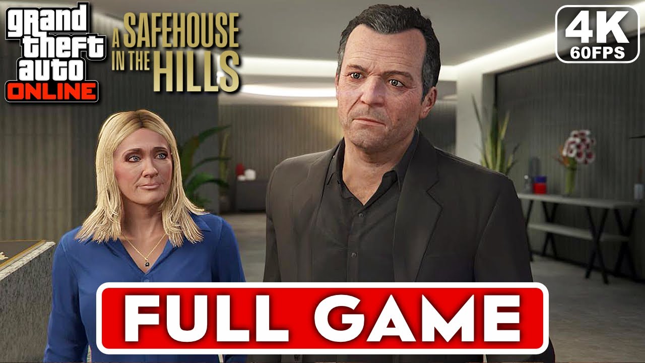 GTA 5 Online Michael Mansion DLC Full Walkthrough [4K 60FPS]