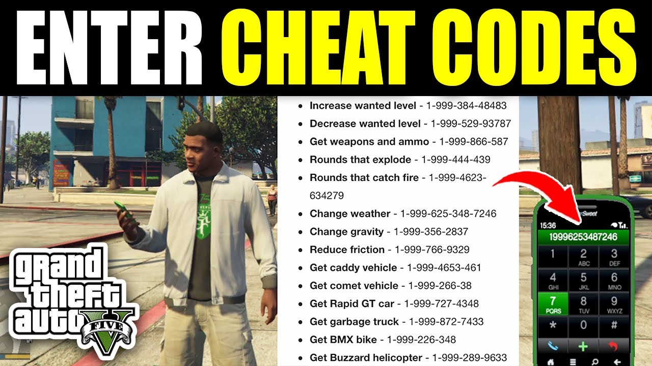 How To Enter Cheat Codes On GTA 5 (PS4, PS5, Xbox, & PC)