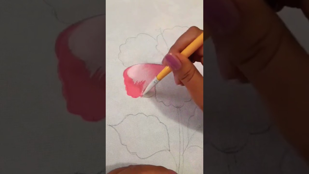 Cómo Pintar Flores en Tela 🎨