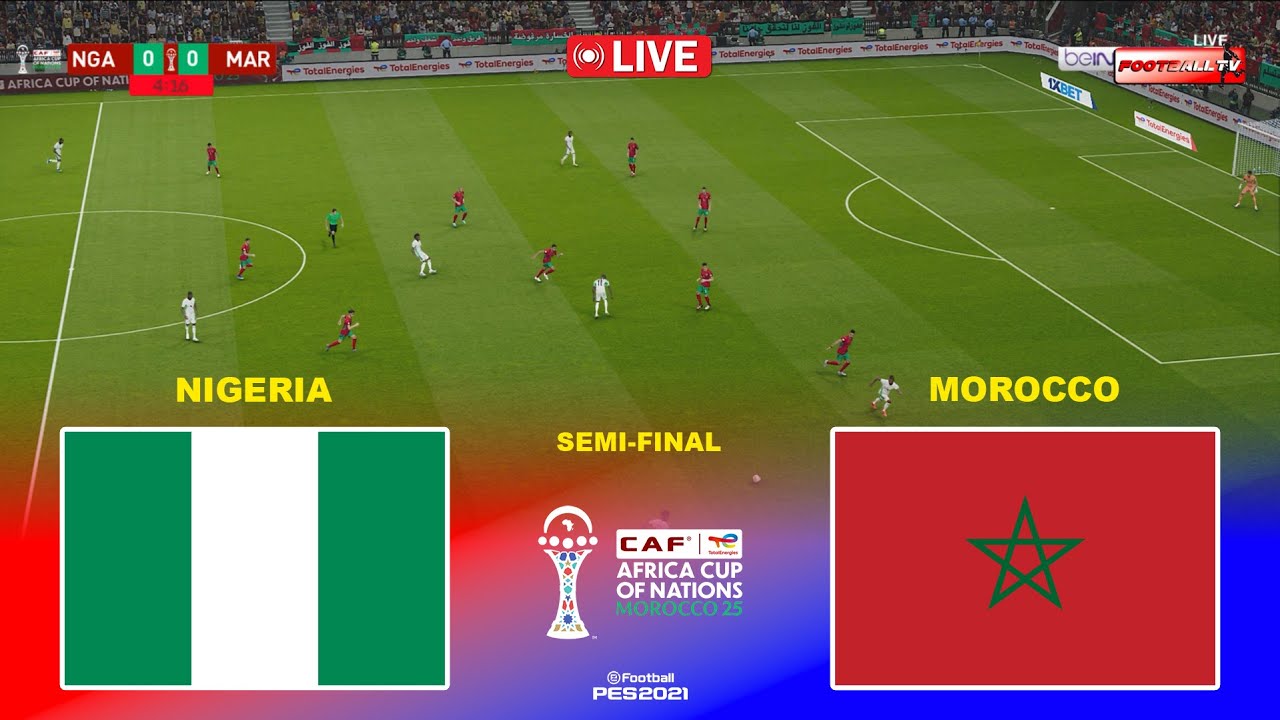Nigeria vs Morocco - Africa Cup of Nations 2025 | PES 21 Gameplay