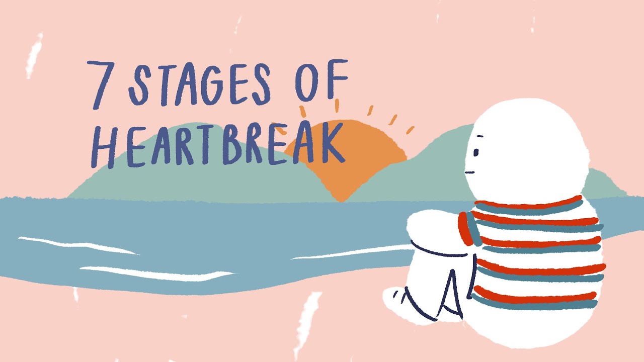 7 Stages After a Breakup 💔