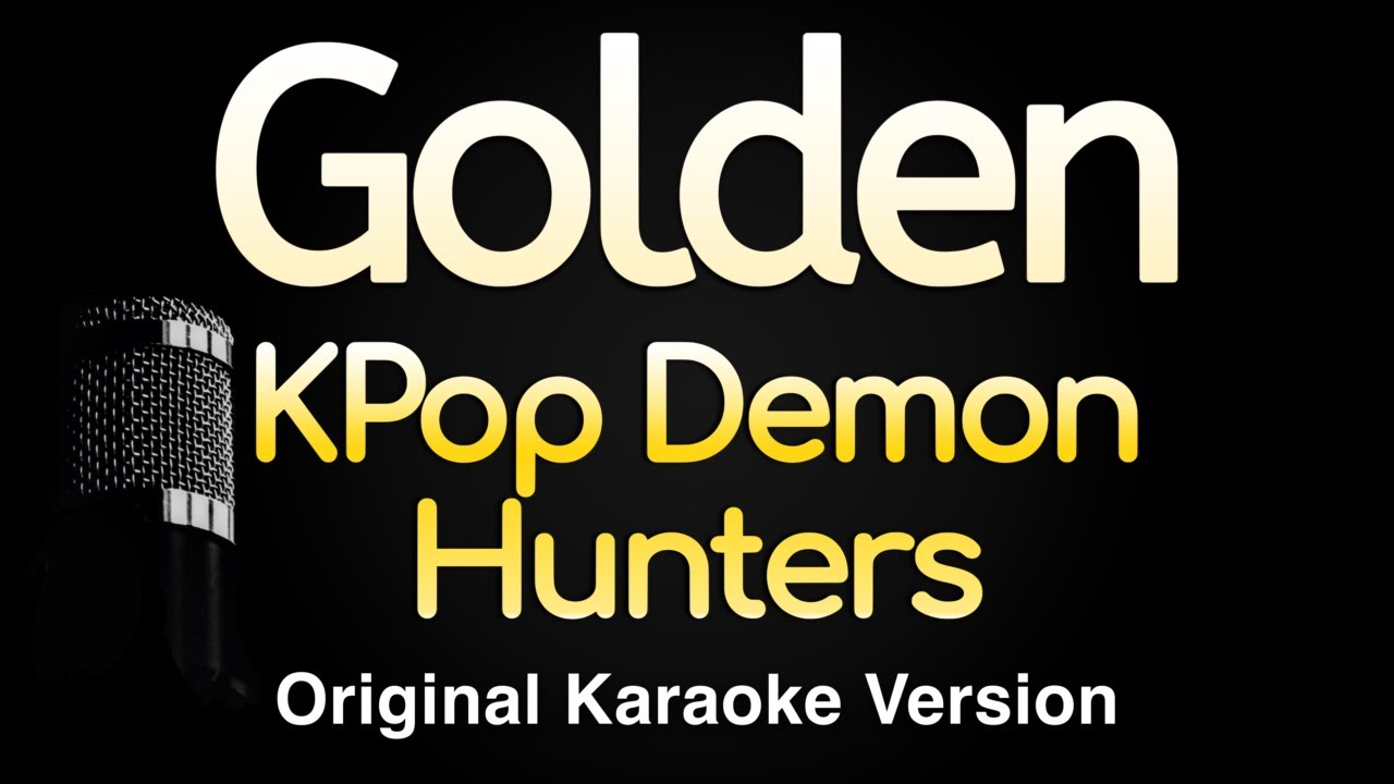 Golden Kpop Demon Hunters Karaoke 🎤 | Original Key with Lyrics & Instrumental