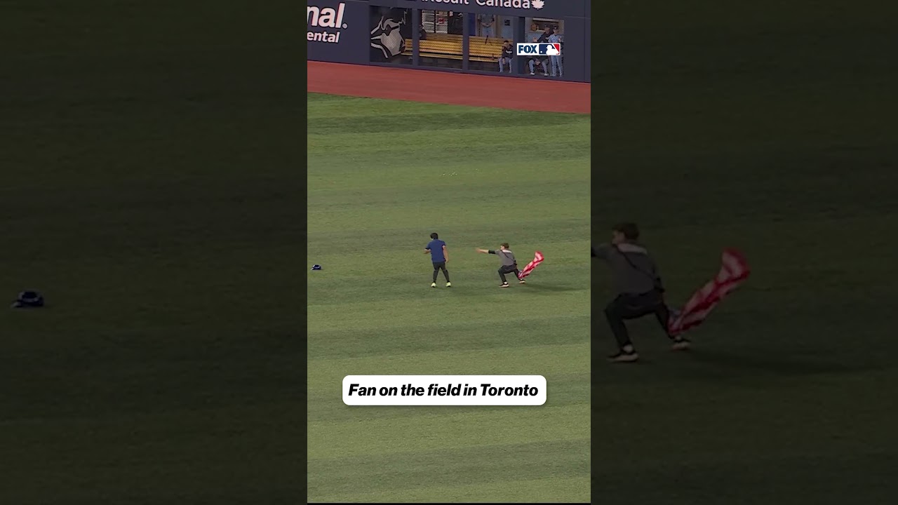 Fan Surprises Everyone on the Field During Game 6 in Toronto! 😳