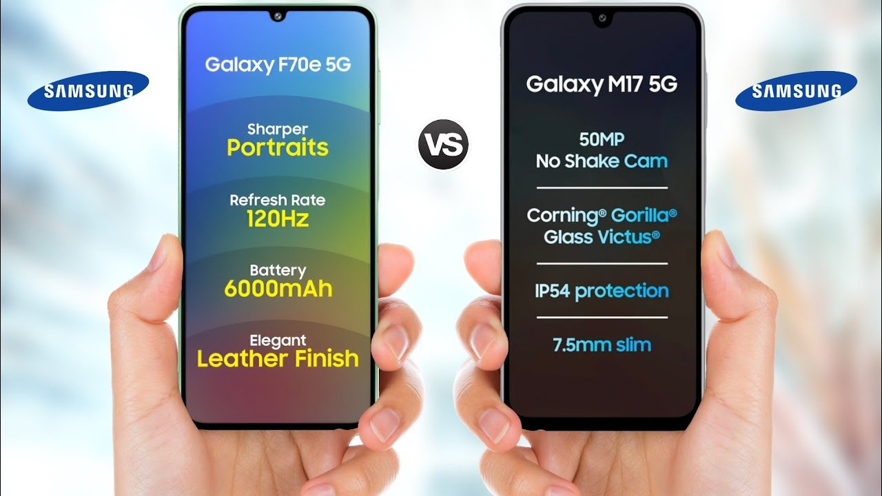 Samsung Galaxy F70E 5G vs Samsung Galaxy M17 5G || Full Comparison 