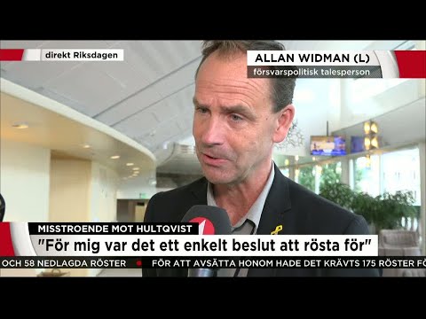 Allan Widman (L) röstade mot partiet: "Hör inte till vanligheterna" - Nyheterna (TV4)