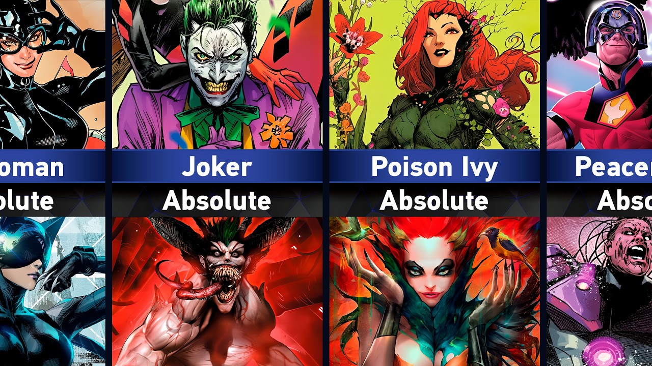 DC Universe Villains vs Absolute Villains Comparison