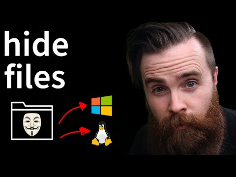 How Hackers hide files on Windows 10 and Linux