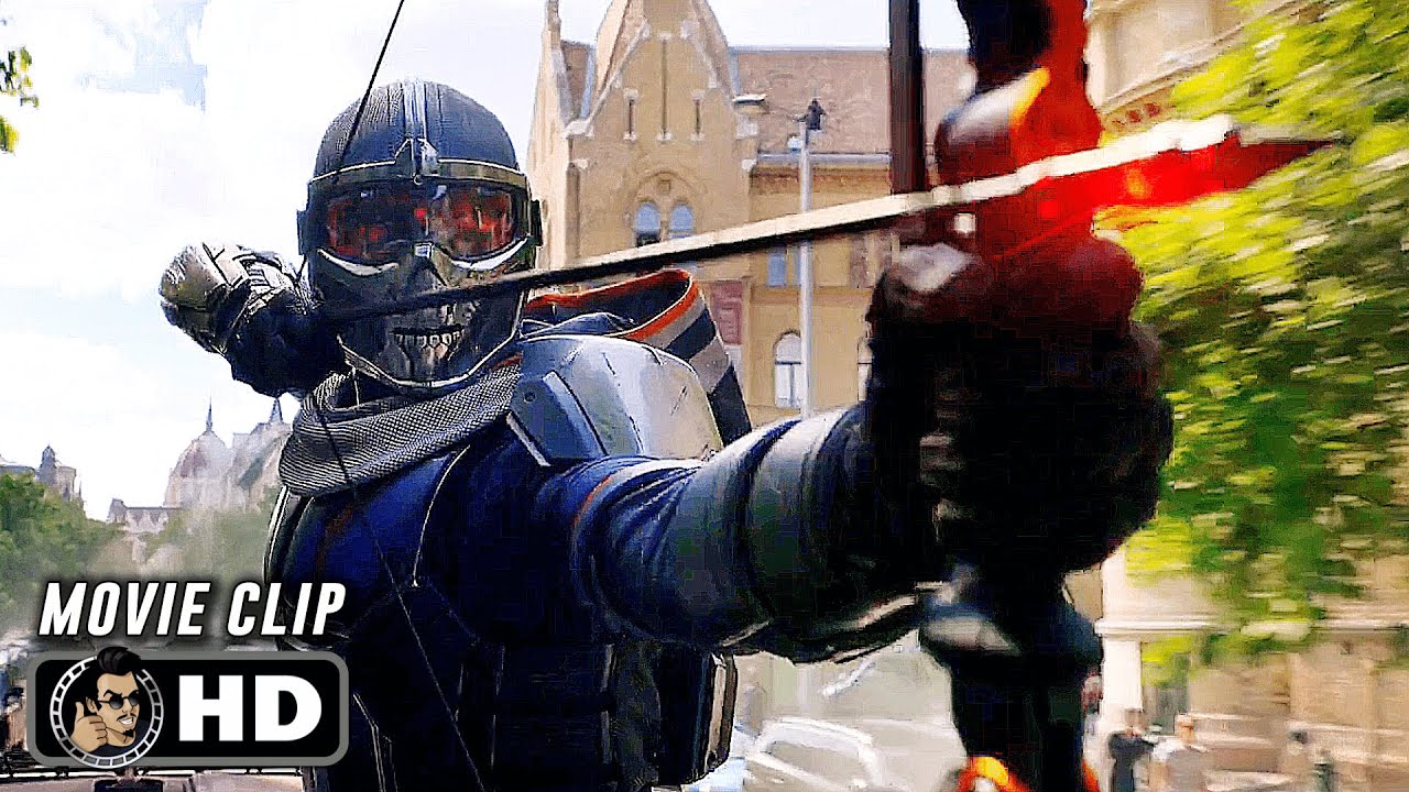 Epic Showdown: Taskmaster vs Elena in Black Widow (2021) | HD Clip 🎬