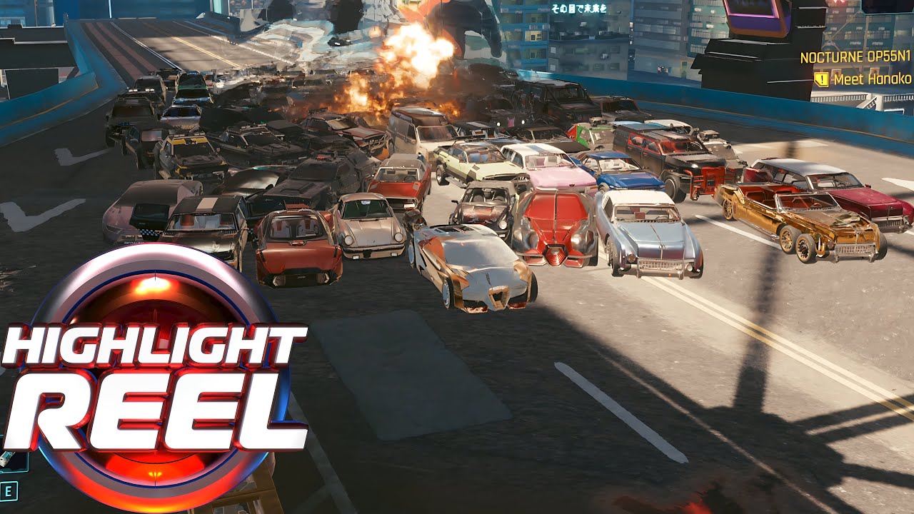 Blowing up a Cyberpunk car collection 💥 | Highlight Reel # 817